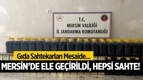 Gıda Sahtekarları Mersin’de Mesaide