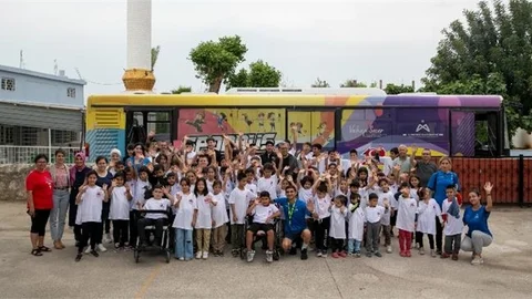 Büyükşehir’in Sporbüs’ü Çocuklar İçin Yollarda