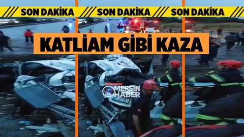 Mersin’de Katliam Gibi Kaza