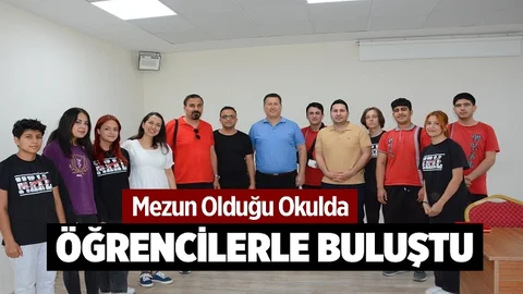 Doçent Doktor Kayhan Özdemir, Mezun Olduğu MUKAL’da Öğrencilerle Buluştu