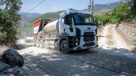 Grup Yolu Asfalt Çalışmasında Sona Gelindi