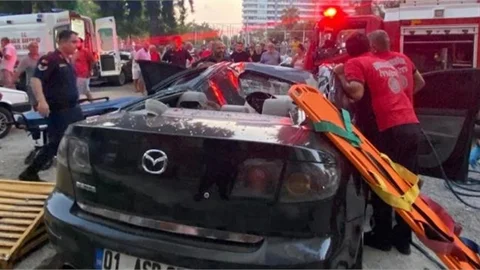 ERDEMLİ'DE 20. KATTAN DÜŞEN KİŞİ YAŞAMINI YİTİRDİ