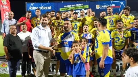 TARSUS KÖYLERARASI FUTBOL TURNUVASININ ŞAMPİYONU ALİEFENDİOĞLU