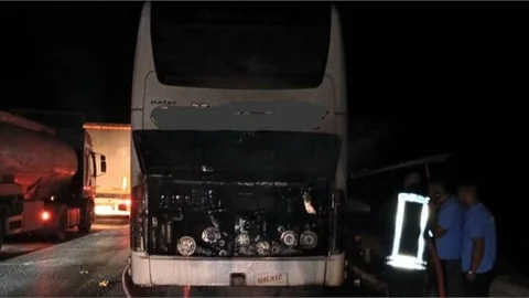 ŞOFÖRÜN DİKKATİ FACİAYI ÖNLEDİ