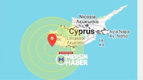 Mersin'de Deprem Hissedildi