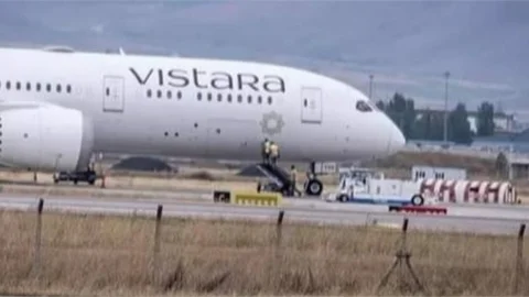 BOMBA İHBARI UÇAĞI ERZURUM'A İNDİRDİ