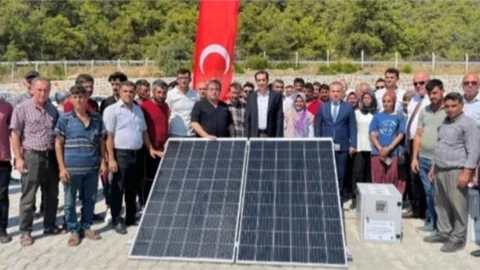 MERSİN'DE 40 ÜRETİCİYE GÜNEŞ PANELİ DESTEĞİ VERİLDİ