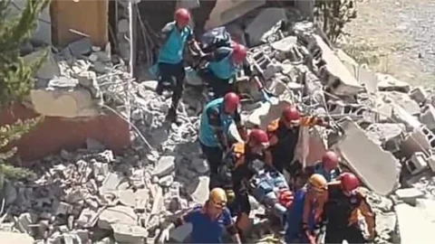 Çamlıyayla’da deprem tatbikatı gerçekleştirildi