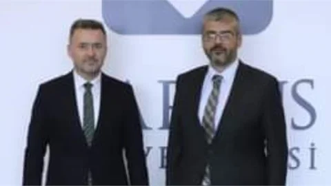 MTSO BAŞKANI ÇAKIR, TÜBİTAK BAŞKANLIĞINA ATANAN REKTÖR AYDIN'I TEBRİK ETTİ