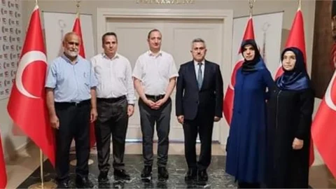 MÜFTÜ AKÇAY'DAN KAYMAKAM AKYÜZ'E ZİYARET