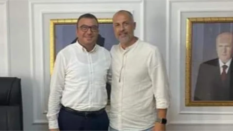 MHP'Lİ BAŞKAN YARDIMCISI ORÇUN KALAN'DAN, MHP'Lİ İLÇE BAŞKANI FATİH YILDIRIM'A ZİYARET