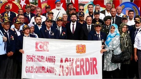 BAŞKAN BOLTAÇ GAZİLER GÜNÜNDE GAZİLERİ YALNIZ BIRAKMADI