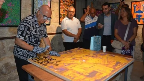 REMZİ KARABULUT’TAN TADEKA’DA “DEMOTİK HİYEROGLİFLER SERGİSİ”