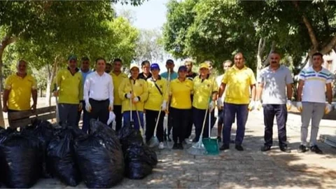 TARSUS BELEDİYESI, DÜNYA TEMİZLİK GÜNÜ NEDENİYLE ESHAB-I KEHT'TE TEMİZLİK YAPTI