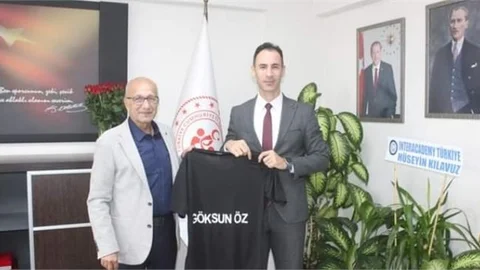 HATAYSPOR BAŞKANI MISTIKOĞLU'NDAN, İL MÜDÜRÜ ÖZ’E HAYIRLI OLSUN ZİYARETİ