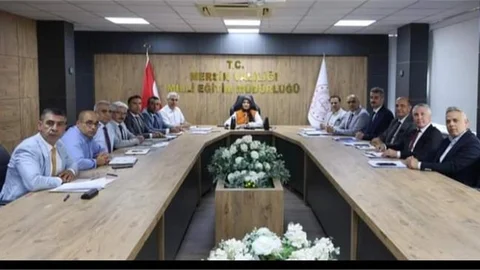MERSİN'DE İLÇE MİLLİ EĞİTİM MÜDÜRLERİ TOPLANTISI