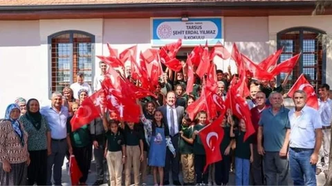 VALİ PEHLİVAN, TARSUS'TA TARİHİ OKULU EĞİTİME AÇTI