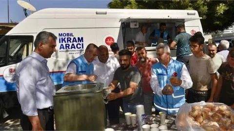 TARSUS MÜFTÜLÜĞÜ, ÇORBA İKRAM ETTİ