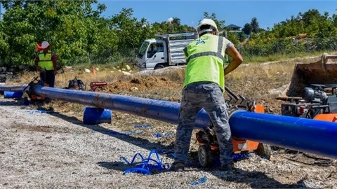 MESKİ, ERDEMLİ’DE İÇME SUYU İYİLEŞTİRME ÇALIŞMALARINA DEVAM EDİYOR