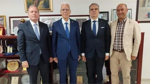 BAŞKAN ÖZSU'DAN TÜED BAŞKANI ERGÜN'E ZİYARET