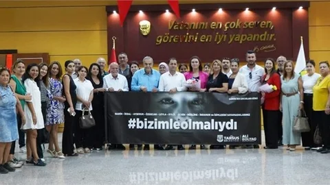 TARSUS'TA “HER KIZ ÇOCUĞU GÜVENDE BÜYÜMEYİ HAK EDER” SÖYLEŞİSİ İLE FARKINDALIK YARATILDI