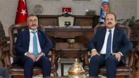GENÇLİK VE SPOR BAKAN YARDIMCISI PROF. DR. HALİS YUNUS ERSÖZ, VALİ ALİ HAMZA PEHLİVAN’I ZİYARET ETTİ