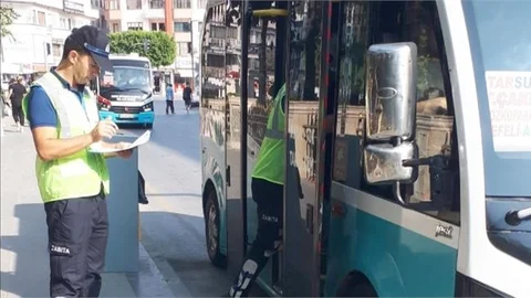 BÜYÜKŞEHİR’DEN TARSUS'TA TOPLU TAŞIMA DENETİMİ