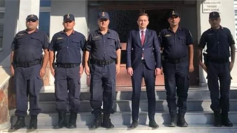 ÇAMLIYAYLA KAYMAKAMI YILMAZ, VEDA ZİYARETLERİNDE BULUNDU