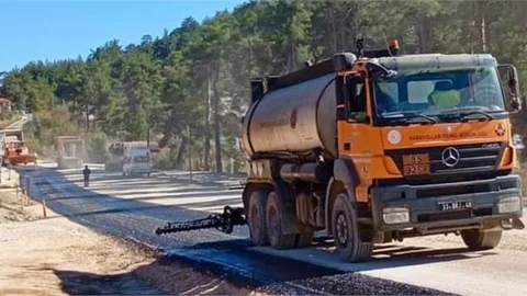 ÇAMLIYAYLA'DA ULUMERES, ÇAKIRLI YOLU ULAŞIMA AÇILDI