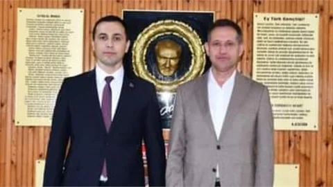 BAŞKAN SOFU'DAN, KAYMAKAM AVCI'YA "HAYIRLI OLSUN " ZİYARETİ