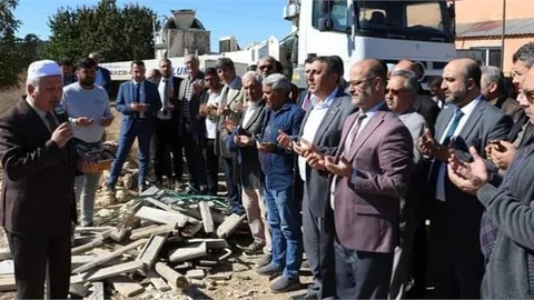 Silifke Ören Mahallesi Kur’an Kursu Temeli Dualarla Atıldı