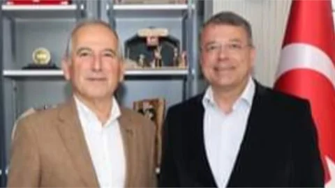 ANAMURLU BAŞKAN DENİZ'DEN SİLİFKELİ BAŞKAN TURGUT'A ZİYARET