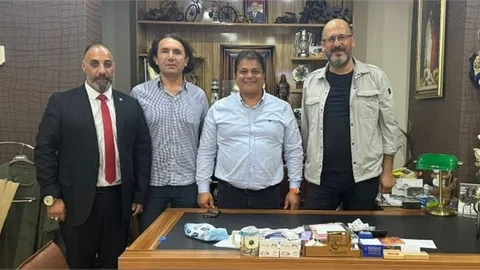 Mersin Cemiyet Başkanı Kaya'dan, Tarsus Cemiyet Başkanı Geçim'e ziyaret