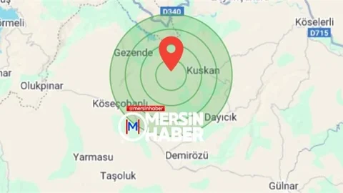 Mersin'de Deprem!