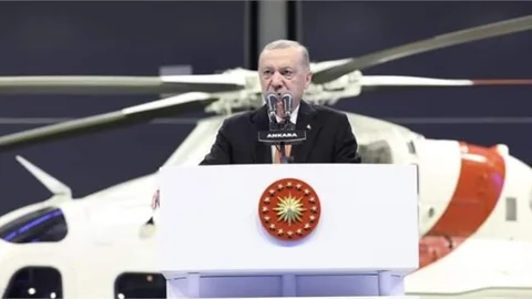 ERDOĞAN, T625 GÖKBEY HELİKOPTER TESLİMAT TÖRENİNE KATILDI