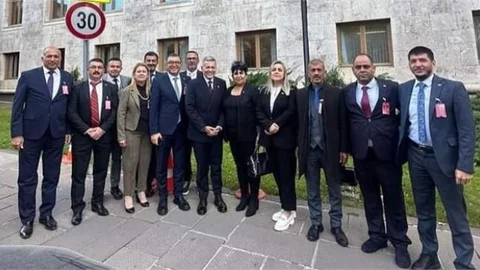 MHP'Lİ BAŞKAN YILDIRIM, MİLLETVEKİLİ UYSAL'I ZİYARET ETTİ