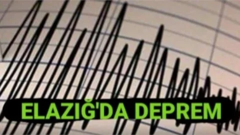 ELAZIĞ'DA HİSSEDİLEN DEPREM