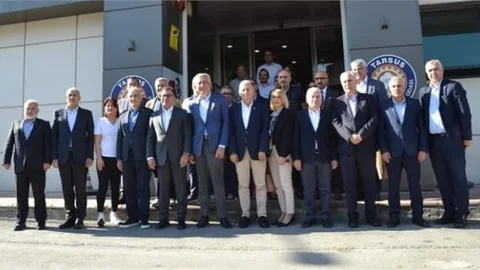 İstanbul Sanayi Odası Heyeti Tarsus TSO'da