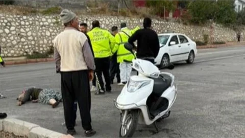 SİLİFKE'DE ARACIN ÇARPTIĞI YAYA AĞIR YARALANDI