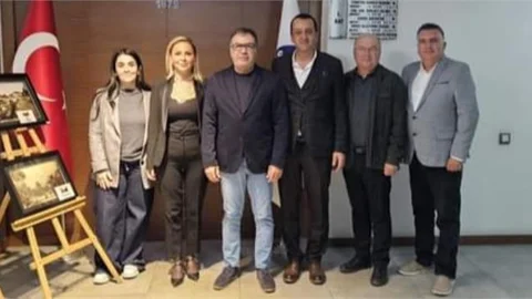 TASİAD BAŞKANI ÖZVEREN'DEN, TSO BAŞKANI KOÇAK'A ZİYARET