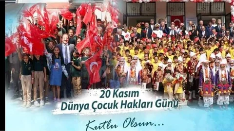 VALİ PEHLİVAN'DAN 20 KASIM DÜNYA ÇOCUK HAKLARI GÜNÜ KUTLAMASI