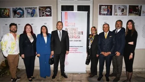 VALİ ALİ HAMZA PEHLİVAN, ARNİCA ARTLAND 3. SANAT ÇALIŞTAYI SERGİSİ’NE KATILDI