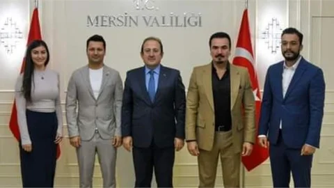 VALİ ALİ HAMZA PEHLİVAN, MERSİN DİŞ HEKİMLERİ ODASI HEYETİNİ KABUL ETTİ