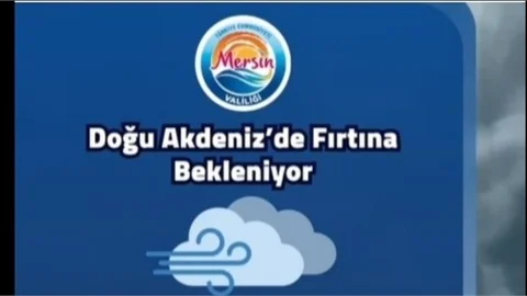 Doğu Akdeniz’de Fırtına Uyarısı