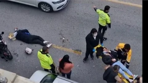 MERSİN'DE KAZA: 2 YARALI