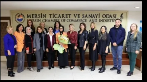 MERSİN İL MİLLÎ EĞİTİM MÜDÜRÜ FAZİLET DURMUŞ, TOBB KADIN GİRİŞİMCİLERİ KURULUNU ZİYARET ETTİ