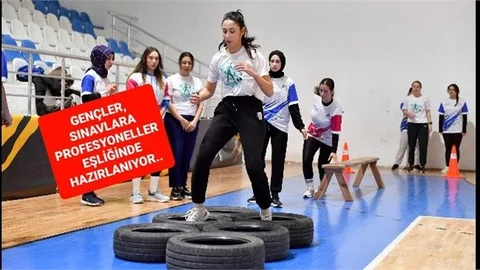 SINAVLARA BÜYÜKŞEHİR’İN FİZİKİ YETERLİLİK KURSU İLE HAZIRLANIYORLAR