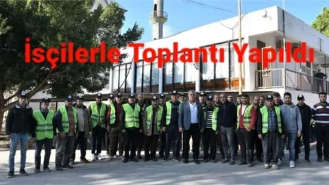 BOZYAZI'DA GEÇİCİ İŞÇİLER İLE TOPLANTI YAPILDI