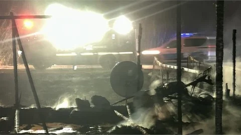 Tarsus'ta çadır yangını