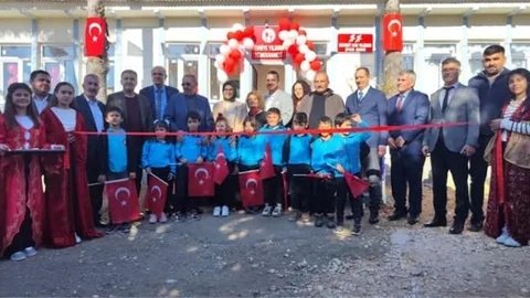 YILDIRIM AİLESİNİN YAPTIRDIĞI YEMEKHANE VE SPOR ODASI TÖRENLE AÇILDI